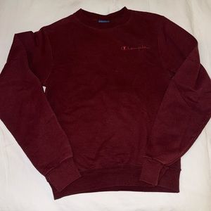 Champion Burgundy Crewneck